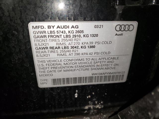 Photo 9 VIN: WA134AFYXM2079122 - AUDI SQ5 SPORTB 