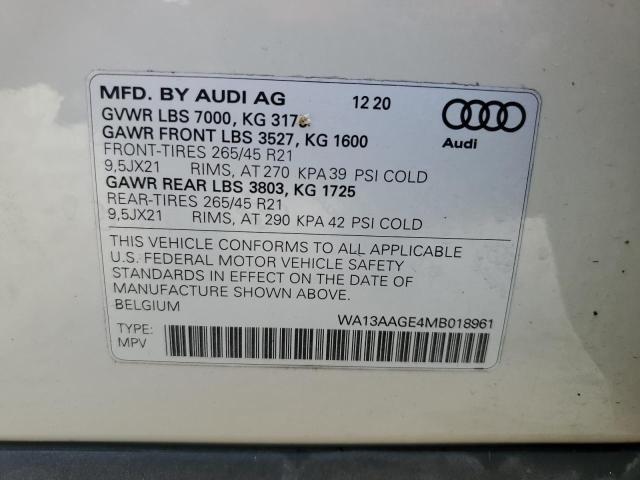 Photo 13 VIN: WA13AAGE4MB018961 - AUDI E-TRON SPO 