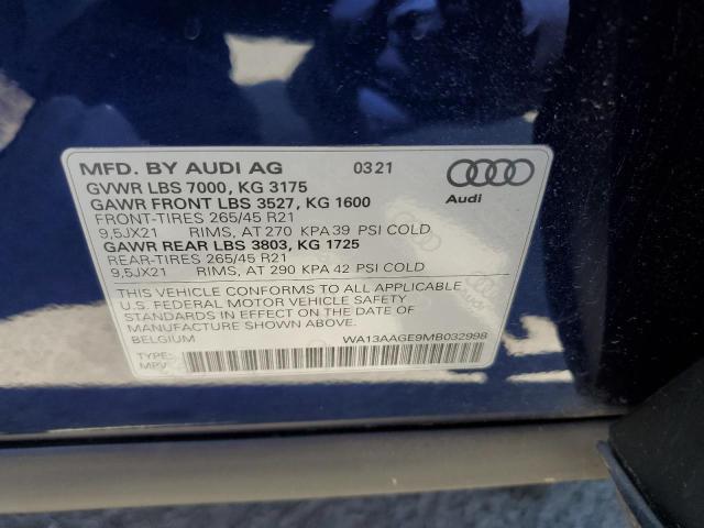 Photo 12 VIN: WA13AAGE9MB032998 - AUDI E-TRON 