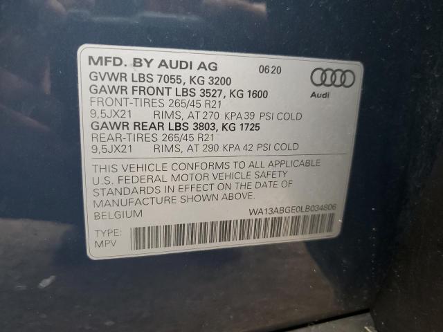 Photo 11 VIN: WA13ABGE0LB034806 - AUDI E-TRON SPO 