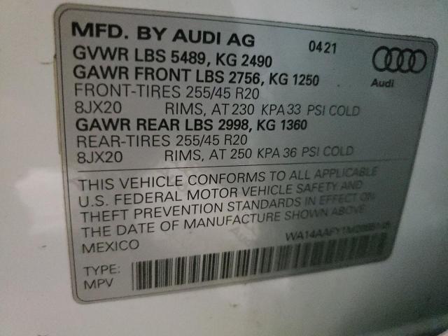 Photo 11 VIN: WA14AAFY1M2085145 - AUDI Q5 