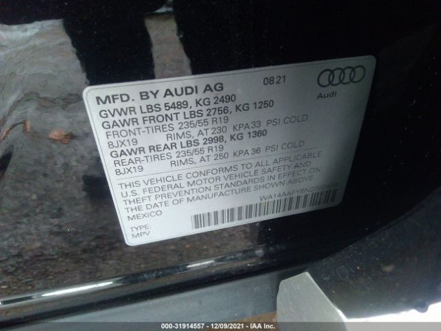 Photo 8 VIN: WA14AAFY6N2000494 - AUDI Q5 