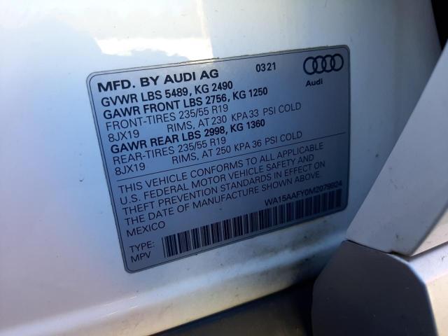 Photo 9 VIN: WA15AAFY0M2079924 - AUDI Q5 