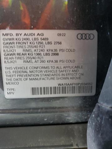 Photo 13 VIN: WA15AAFY0P2034552 - AUDI Q5 SPORTBA 