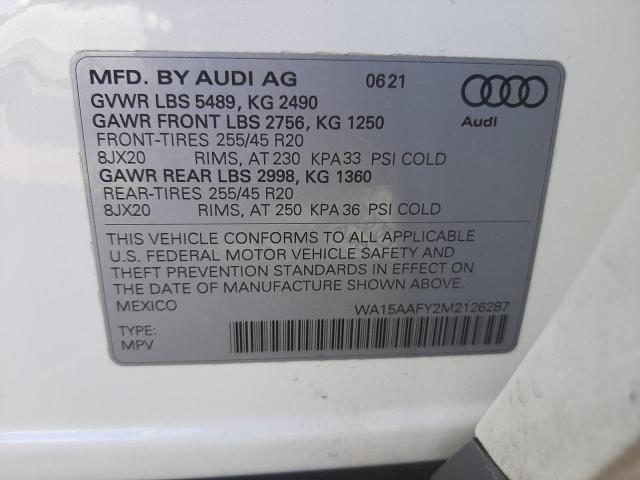 Photo 9 VIN: WA15AAFY2M2126287 - AUDI Q5 SPORTBA 