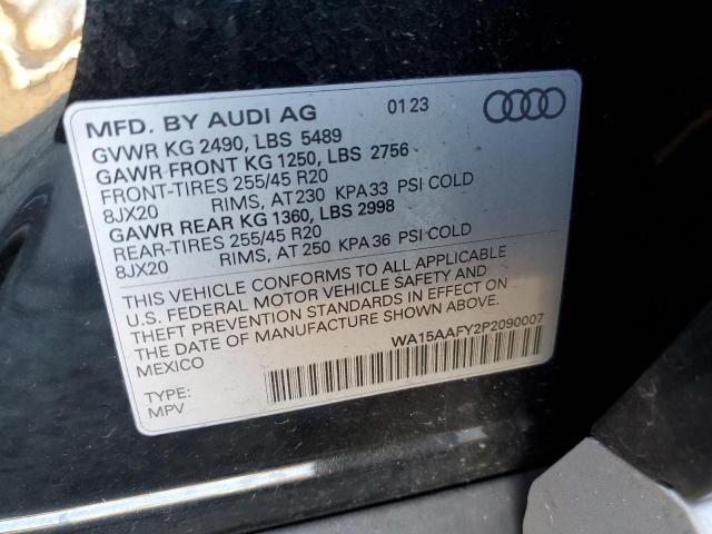 Photo 12 VIN: WA15AAFY2P2090007 - AUDI Q5 SPORTBACK 