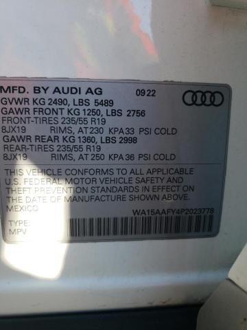 Photo 13 VIN: WA15AAFY4P2023778 - AUDI Q5 SPORTBA 