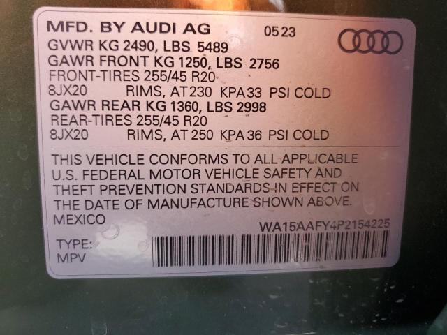 Photo 12 VIN: WA15AAFY4P2154225 - AUDI Q5 