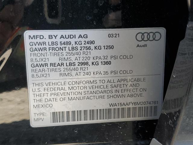 Photo 9 VIN: WA15AAFY6M2074761 - AUDI Q5 