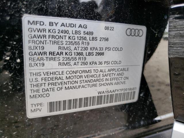 Photo 12 VIN: WA15AAFY7P2016551 - AUDI Q5 SPORTBA 