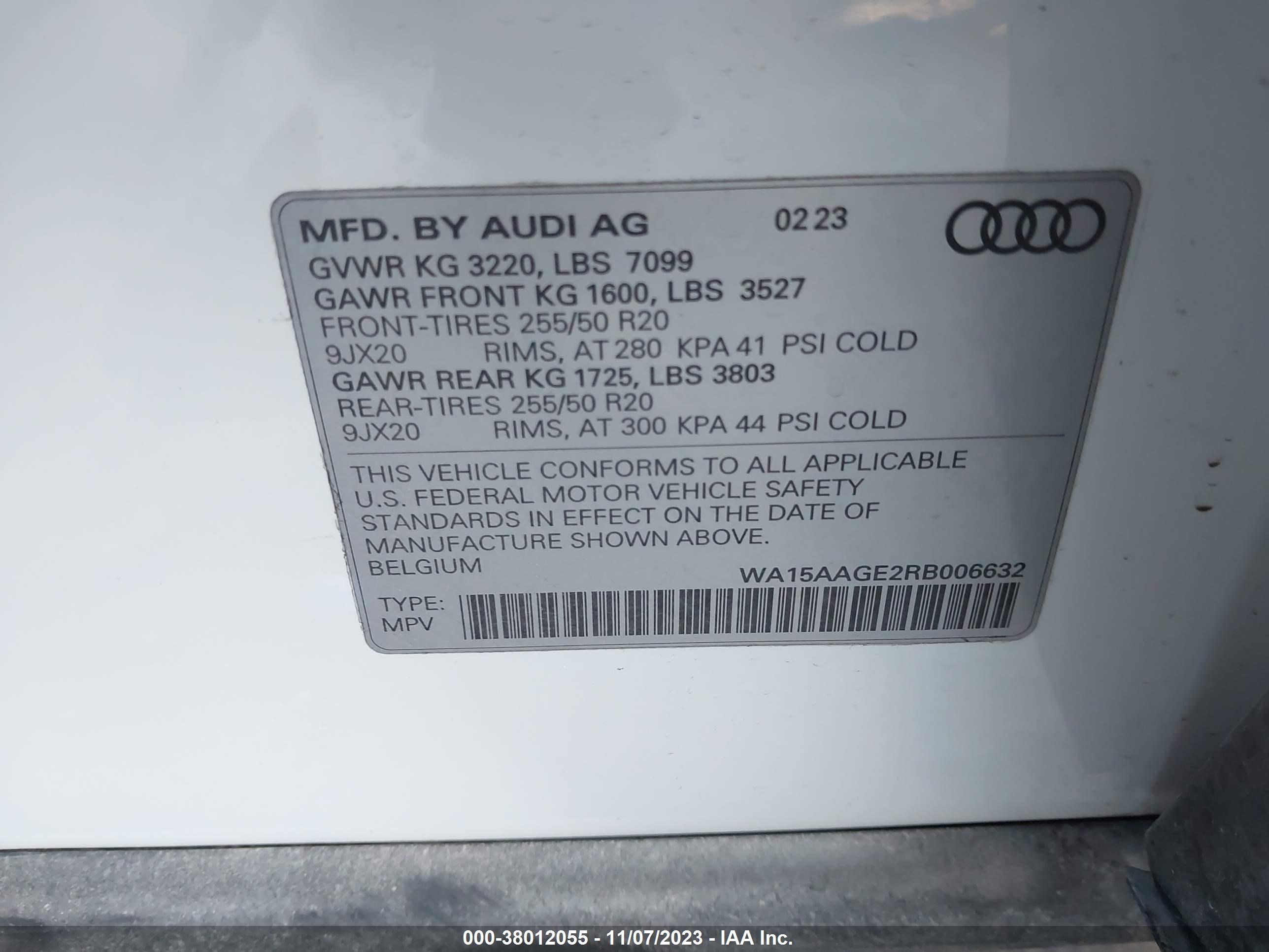 Photo 8 VIN: WA15AAGE2RB006632 - AUDI Q8 