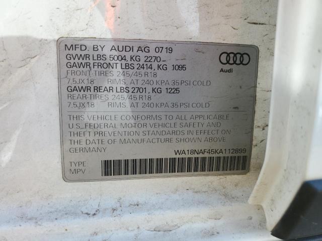 Photo 11 VIN: WA18NAF45KA112899 - AUDI A4 ALLROAD 