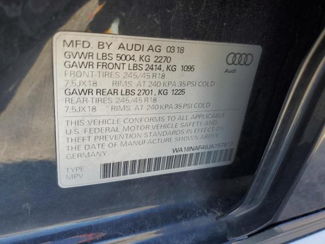 Photo 12 VIN: WA18NAF46JA157817 - AUDI A4 