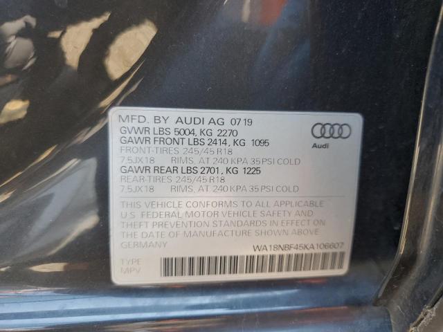 Photo 11 VIN: WA18NBF45KA106607 - AUDI A4 