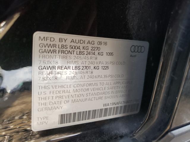 Photo 9 VIN: WA19NAF47HA077196 - AUDI A4 ALLROAD 