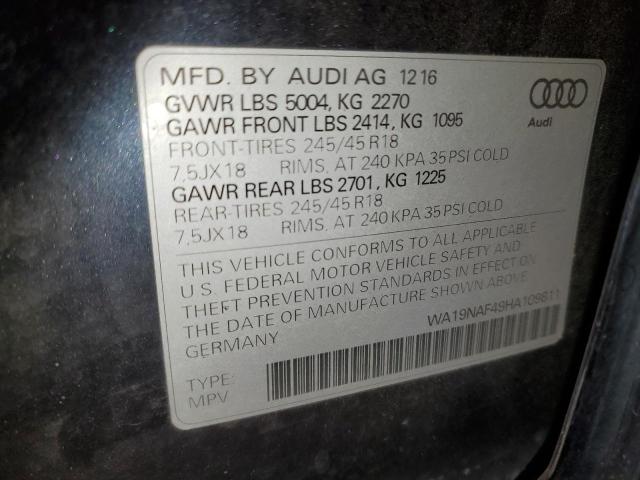 Photo 11 VIN: WA19NAF49HA109811 - AUDI A4 ALLROAD 