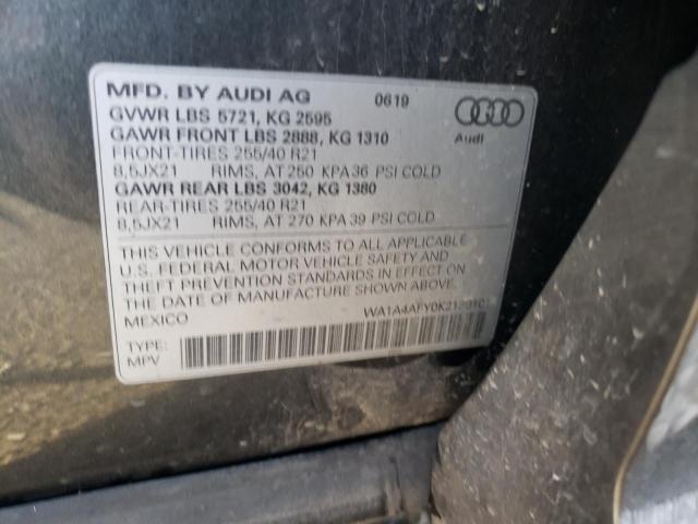 Photo 11 VIN: WA1A4AFY0K2130101 - AUDI SQ5 PREMIU 