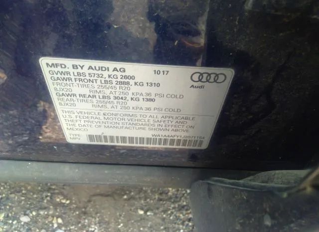 Photo 8 VIN: WA1A4AFY1J2071154 - AUDI SQ5 