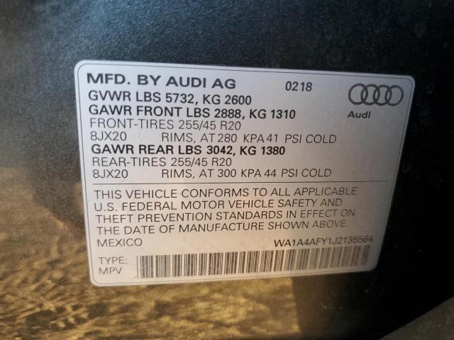 Photo 13 VIN: WA1A4AFY1J2135564 - AUDI SQ5 