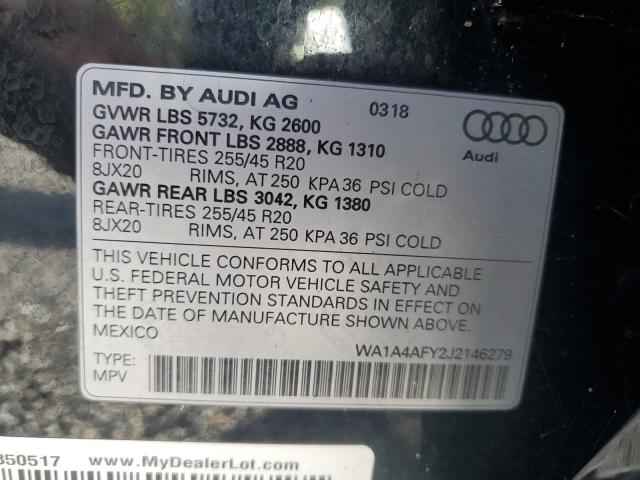 Photo 13 VIN: WA1A4AFY2J2146279 - AUDI SQ5 PREMIU 