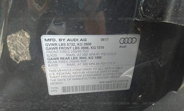 Photo 8 VIN: WA1A4AFY3J2038155 - AUDI SQ5 