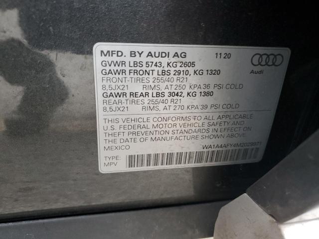 Photo 12 VIN: WA1A4AFY4M2029971 - AUDI SQ5 