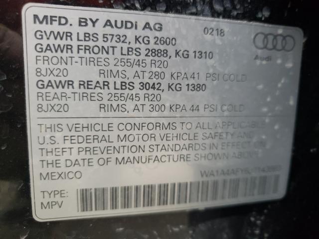 Photo 9 VIN: WA1A4AFY6J2143983 - AUDI SQ5 PREMIU 