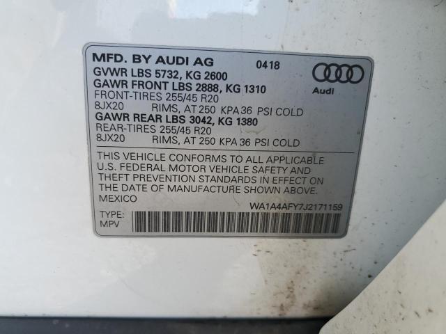 Photo 12 VIN: WA1A4AFY7J2171159 - AUDI SQ5 