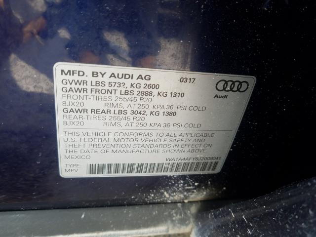 Photo 9 VIN: WA1A4AFY8J2009041 - AUDI SQ5 PREMIU 