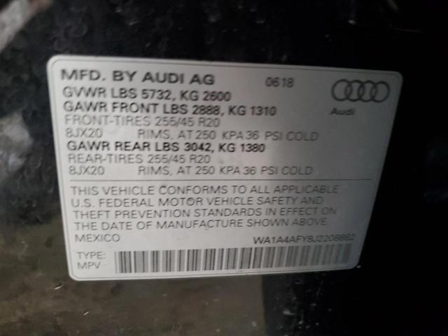 Photo 11 VIN: WA1A4AFY8J2208882 - AUDI SQ5 PREMIU 