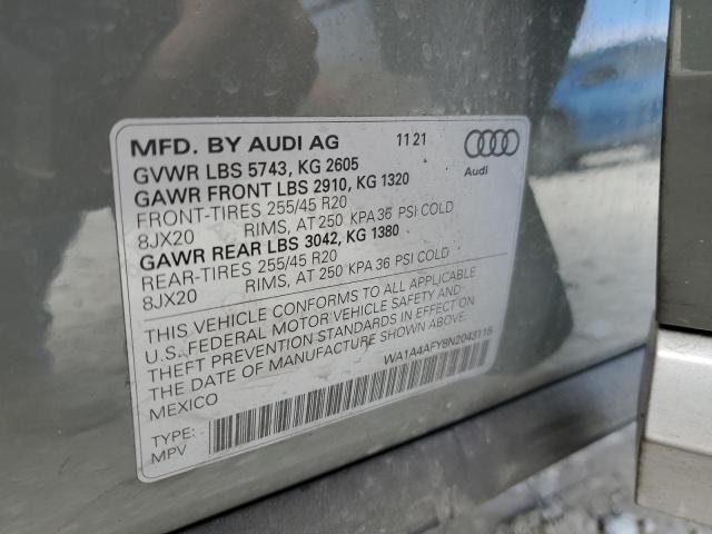 Photo 13 VIN: WA1A4AFY8N2043115 - AUDI SQ5 