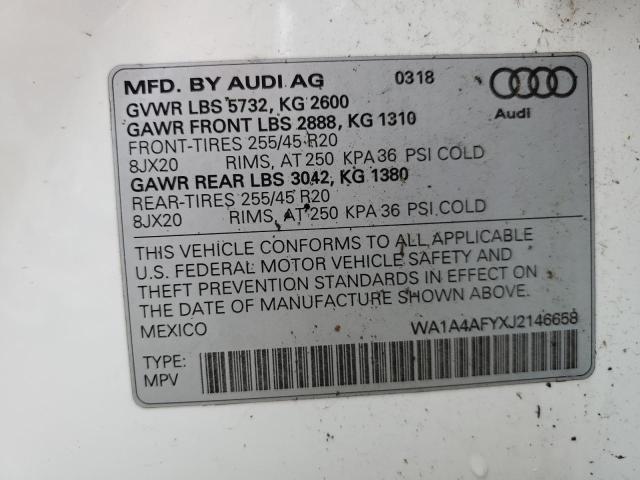 Photo 13 VIN: WA1A4AFYXJ2146658 - AUDI SQ5 