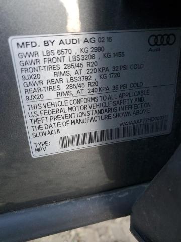 Photo 11 VIN: WA1AAAF72HD009311 - AUDI Q7 