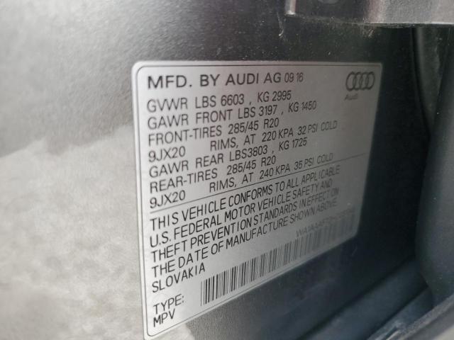 Photo 12 VIN: WA1AAAF72HD031048 - AUDI Q7 PREMIUM 