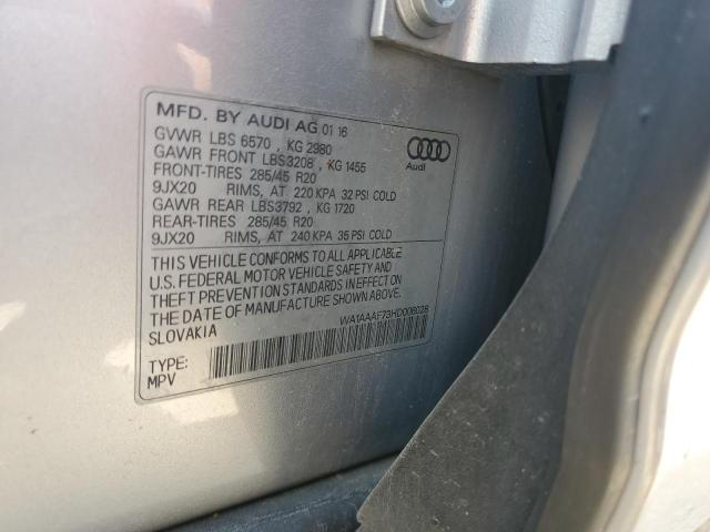 Photo 13 VIN: WA1AAAF73HD006028 - AUDI Q7 PREMIUM 