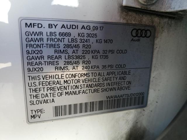 Photo 12 VIN: WA1AAAF73JD012000 - AUDI Q7 PREMIUM 