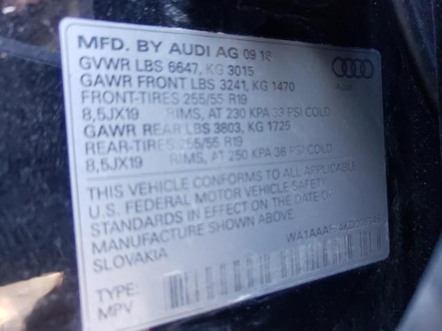 Photo 12 VIN: WA1AAAF74KD008345 - AUDI Q7 