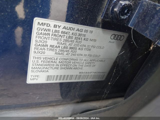 Photo 8 VIN: WA1AAAF74KD044651 - AUDI Q7 