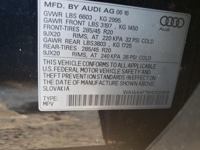 Photo 9 VIN: WA1AAAF75HD020609 - AUDI Q7 