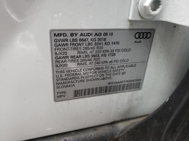 Photo 11 VIN: WA1AAAF77KD001924 - AUDI Q7 