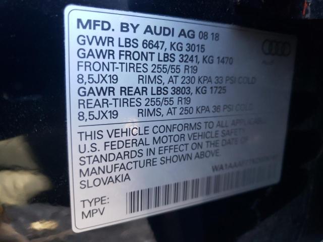 Photo 9 VIN: WA1AAAF77KD006167 - AUDI Q7 PREMIUM 