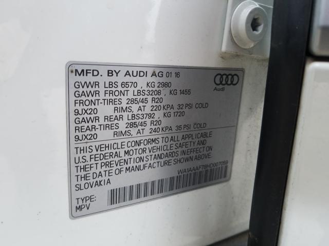 Photo 9 VIN: WA1AAAF78HD007059 - AUDI Q7 