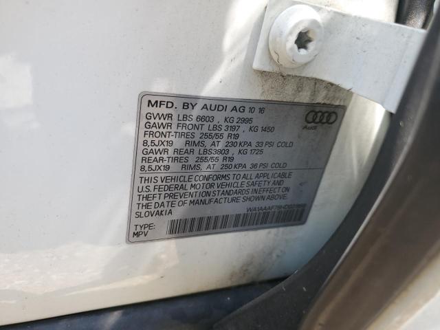 Photo 12 VIN: WA1AAAF78HD031958 - AUDI Q7 PREMIUM 