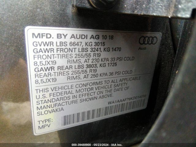 Photo 8 VIN: WA1AAAF79KD014058 - AUDI Q7 