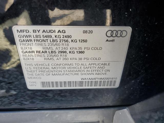 Photo 12 VIN: WA1AAAFY4M2001810 - AUDI Q5 