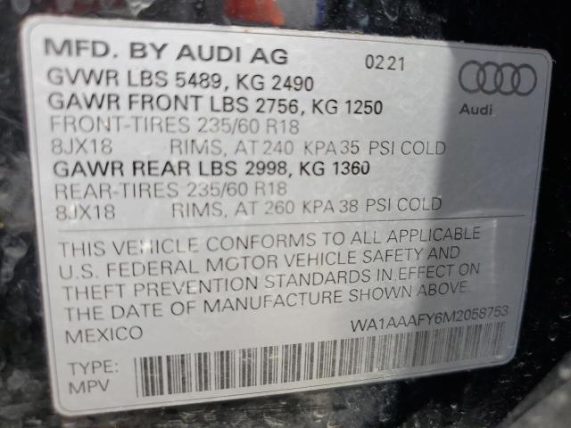 Photo 12 VIN: WA1AAAFY6M2058753 - AUDI Q5 