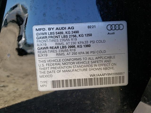 Photo 12 VIN: WA1AAAFY8M2056857 - AUDI Q5 PREMIUM 