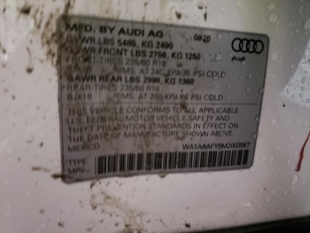 Photo 9 VIN: WA1AAAFY9M2003567 - AUDI Q5 