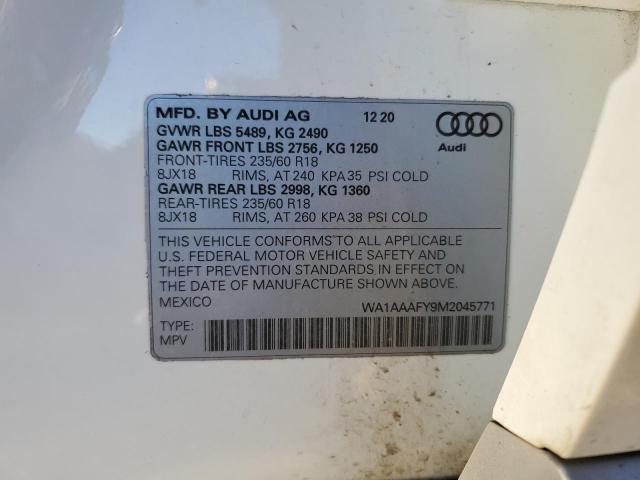 Photo 12 VIN: WA1AAAFY9M2045771 - AUDI Q5 