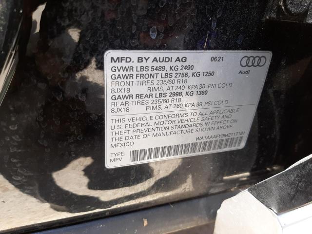 Photo 12 VIN: WA1AAAFY9M2117181 - AUDI Q5 